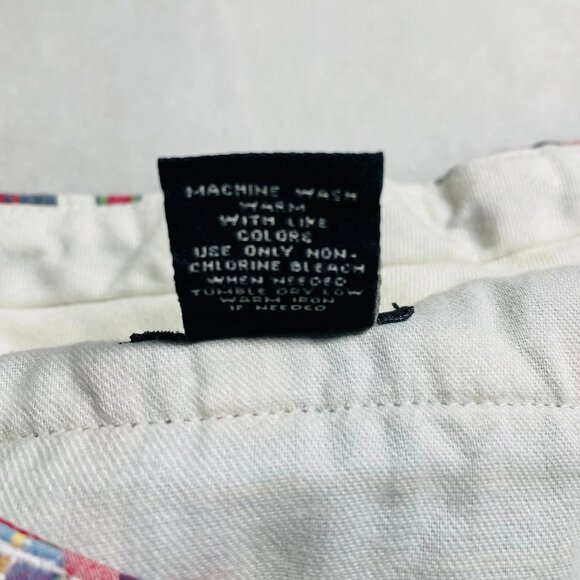 Jos. A. Bank Mens Multicolor Patchwork Madras Plaid Preppy Shorts Size 36 - Picture 4 of 9